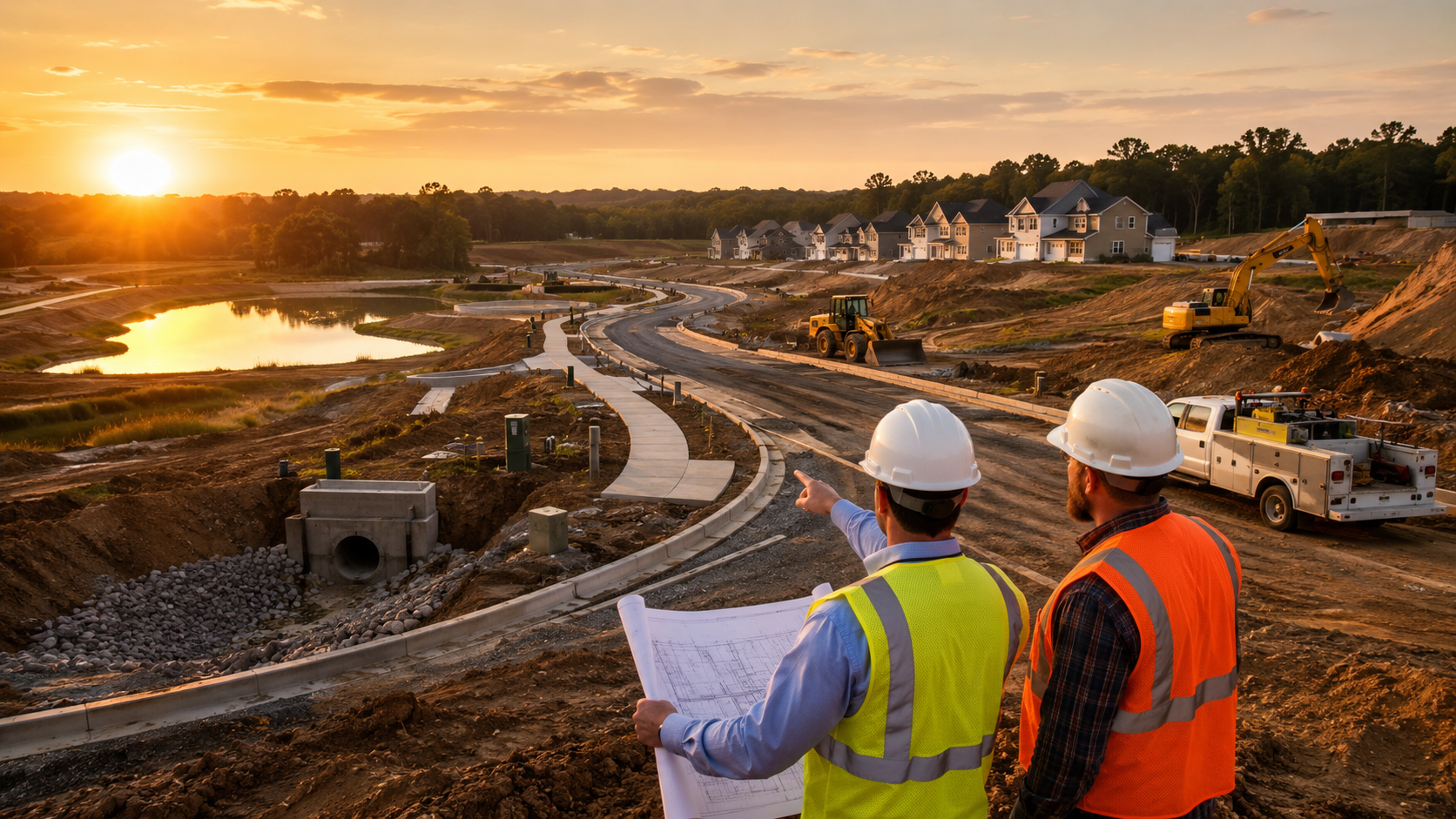 Subdivision and site improvement bonds in North Carolina for roads utilities drainage and municipal infrastructure