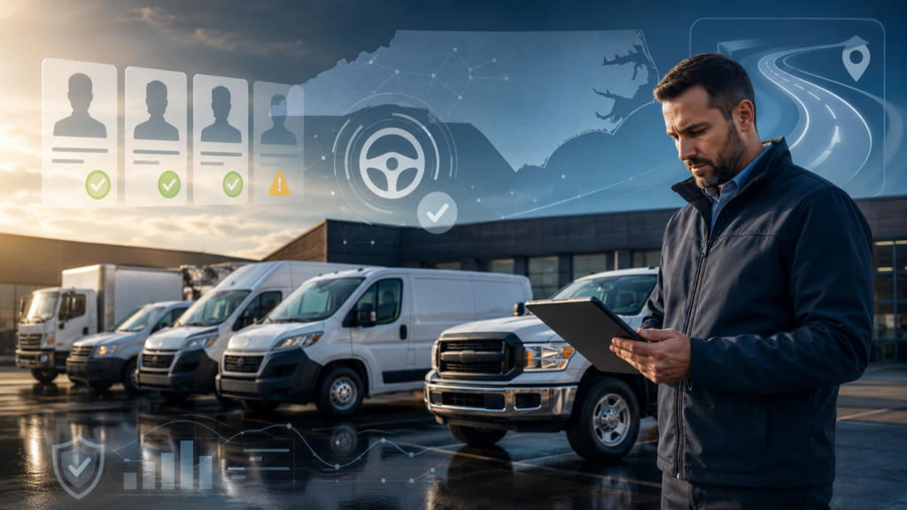 Motor Vehicle Record Standards for North Carolina Companies With 10 or More Drivers