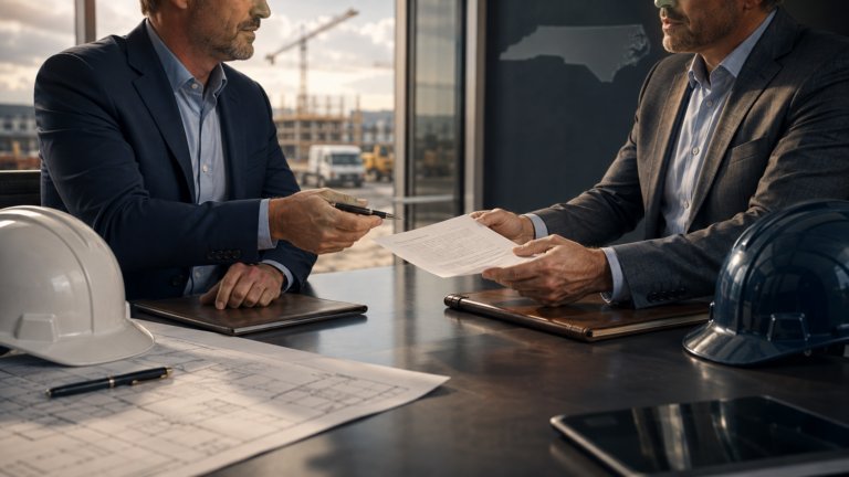 North Carolina executives reviewing workers compensation experience rating during an acquisition