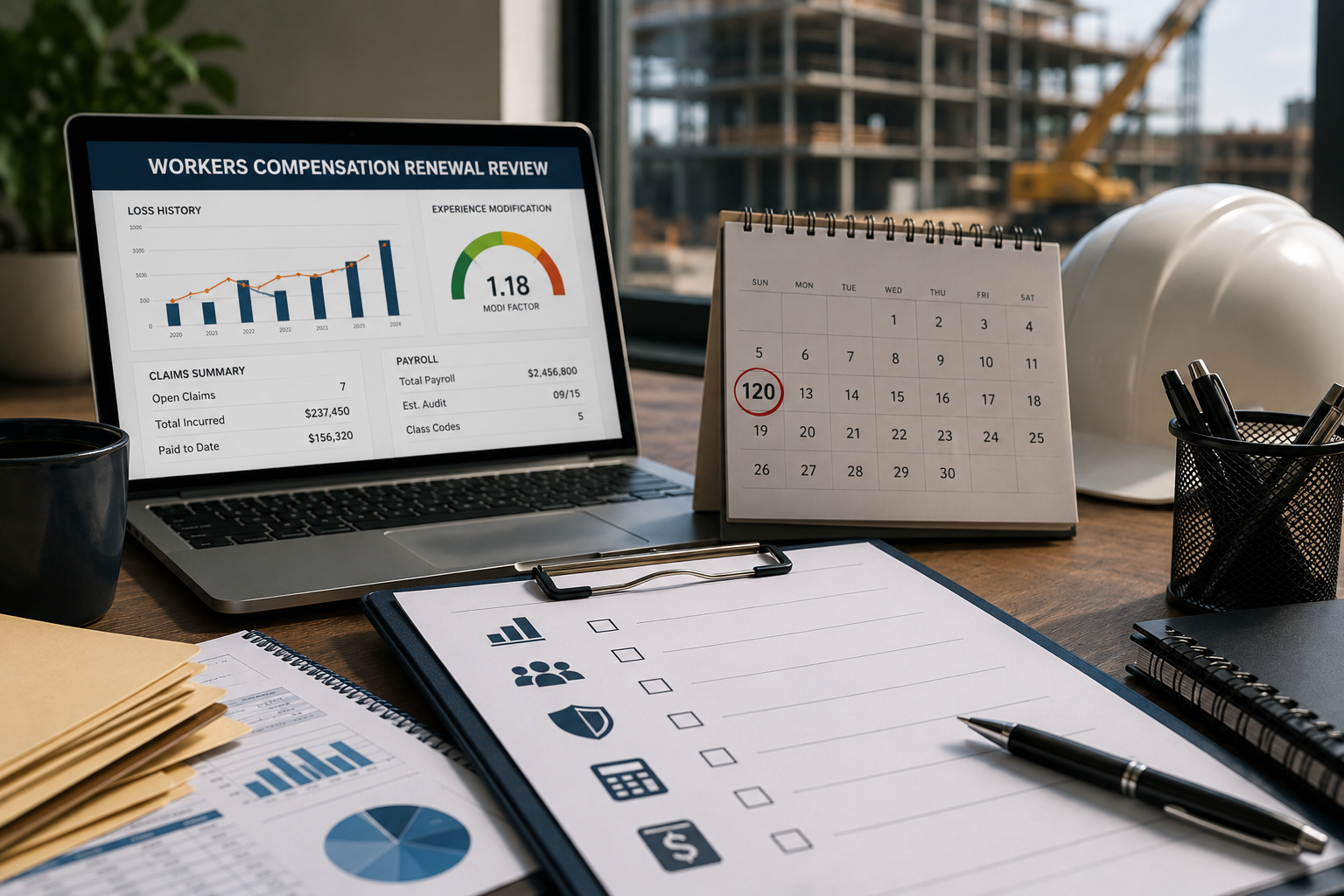 workers compensation renewal in North Carolina reviewed 120 days before expiration
